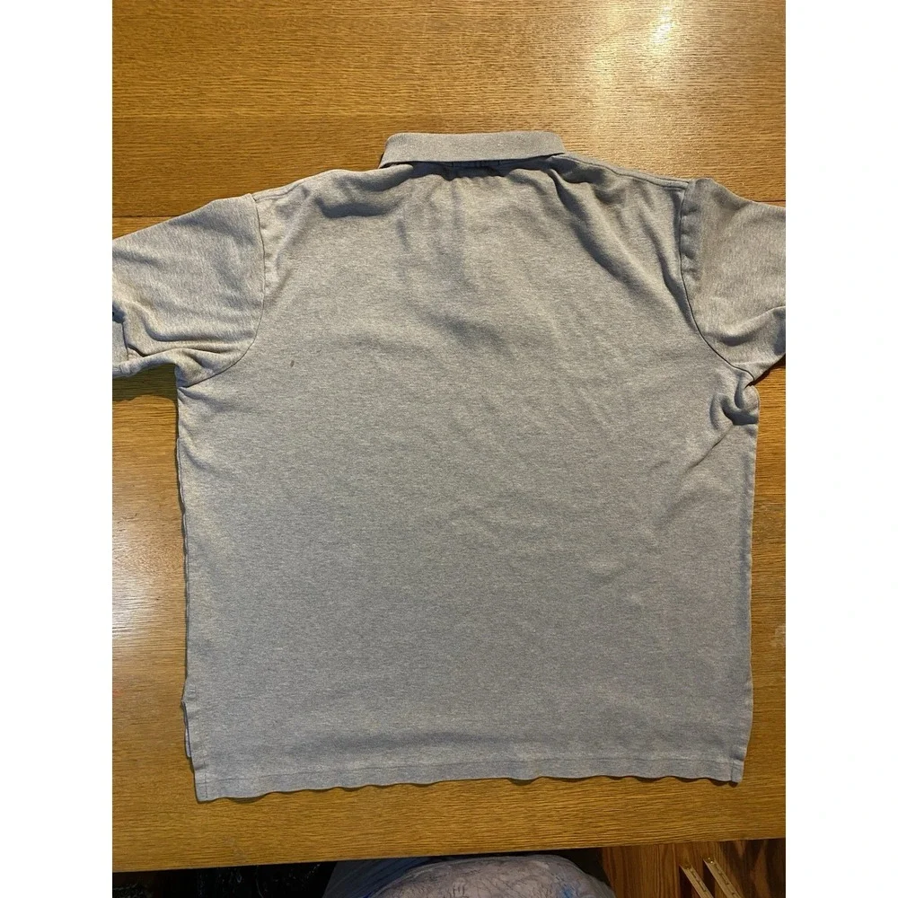 Vintage Polo by Ralph Lauren Polo Shirt Men's XL Gray Short Sleeve‎ Blue Pony